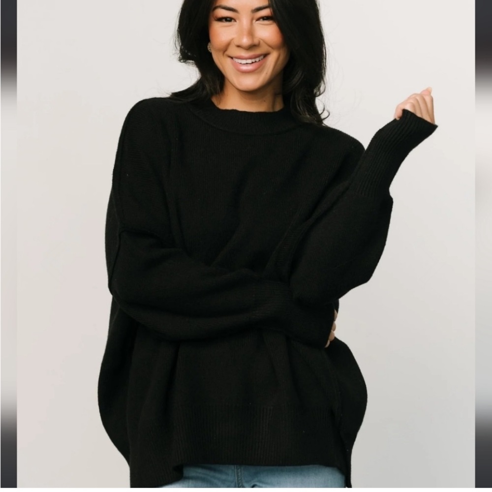 NWT Baltic Born Jeremiah Knit Oversized Crew Neck Sweater